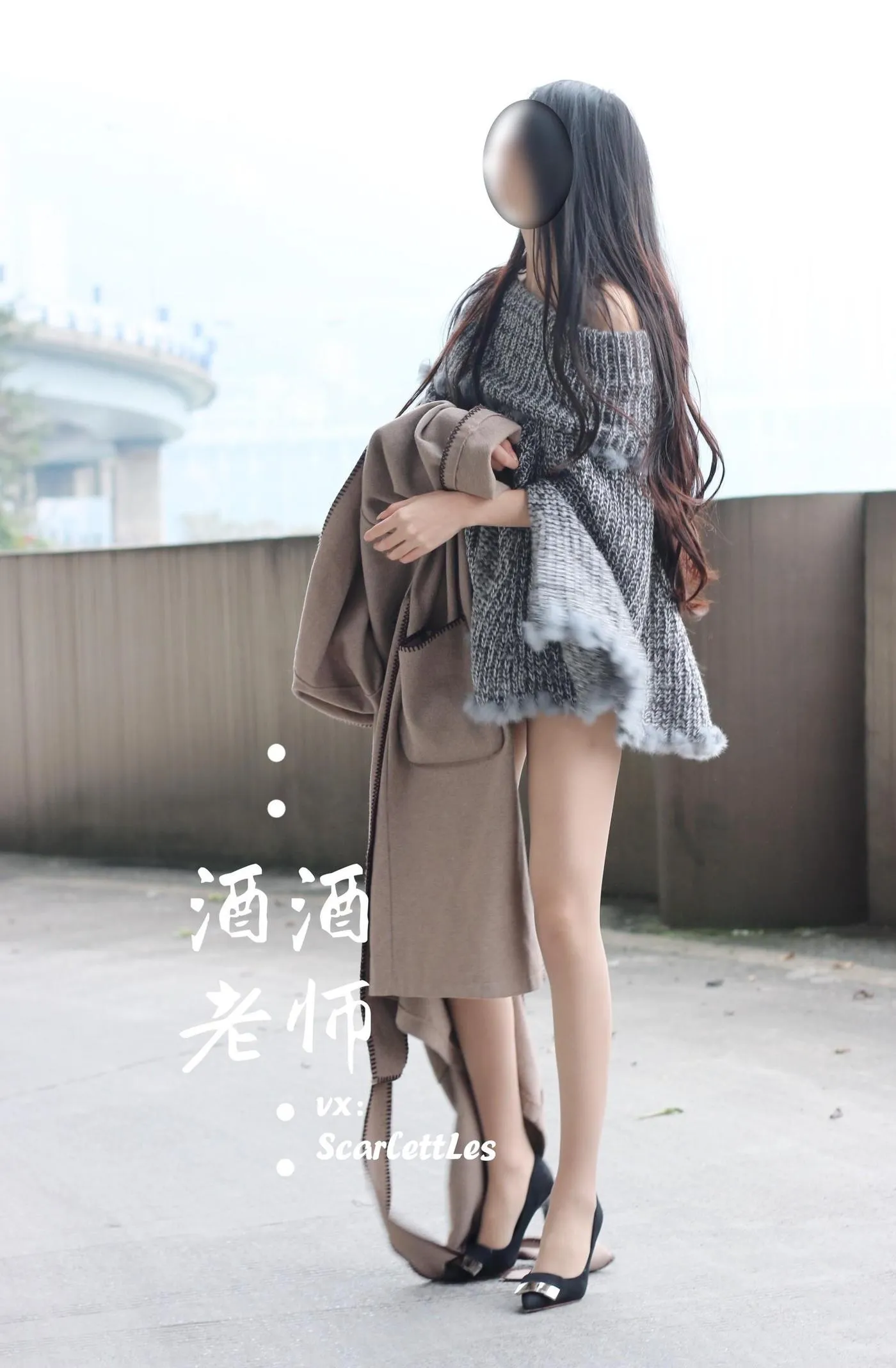 NO.033 酒酒老师 33《停车场里的超短裙》 [55P]插图3